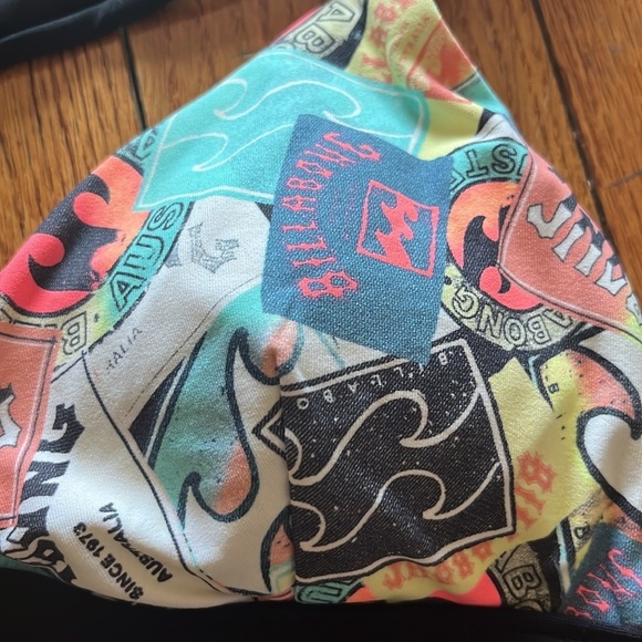 2 Billabong Boho Retro reversible Bikinis  Tribal Tie Dye Surfer 1973 Australian - Picture 4 of 9